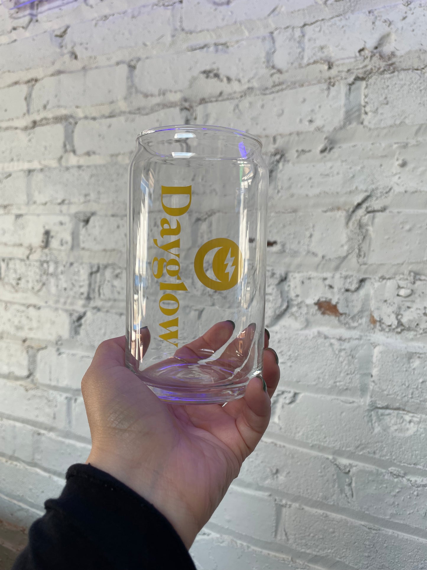 Dayglow Logo Glass Can
