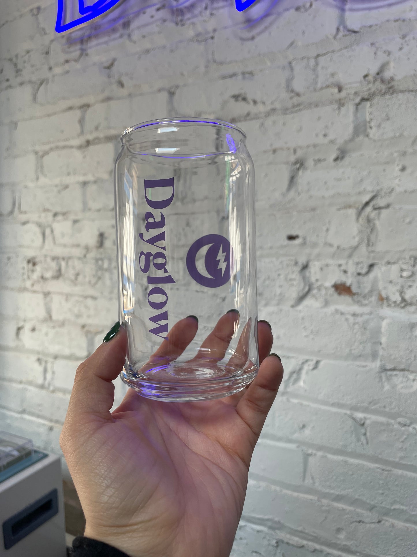 Dayglow Logo Glass Can
