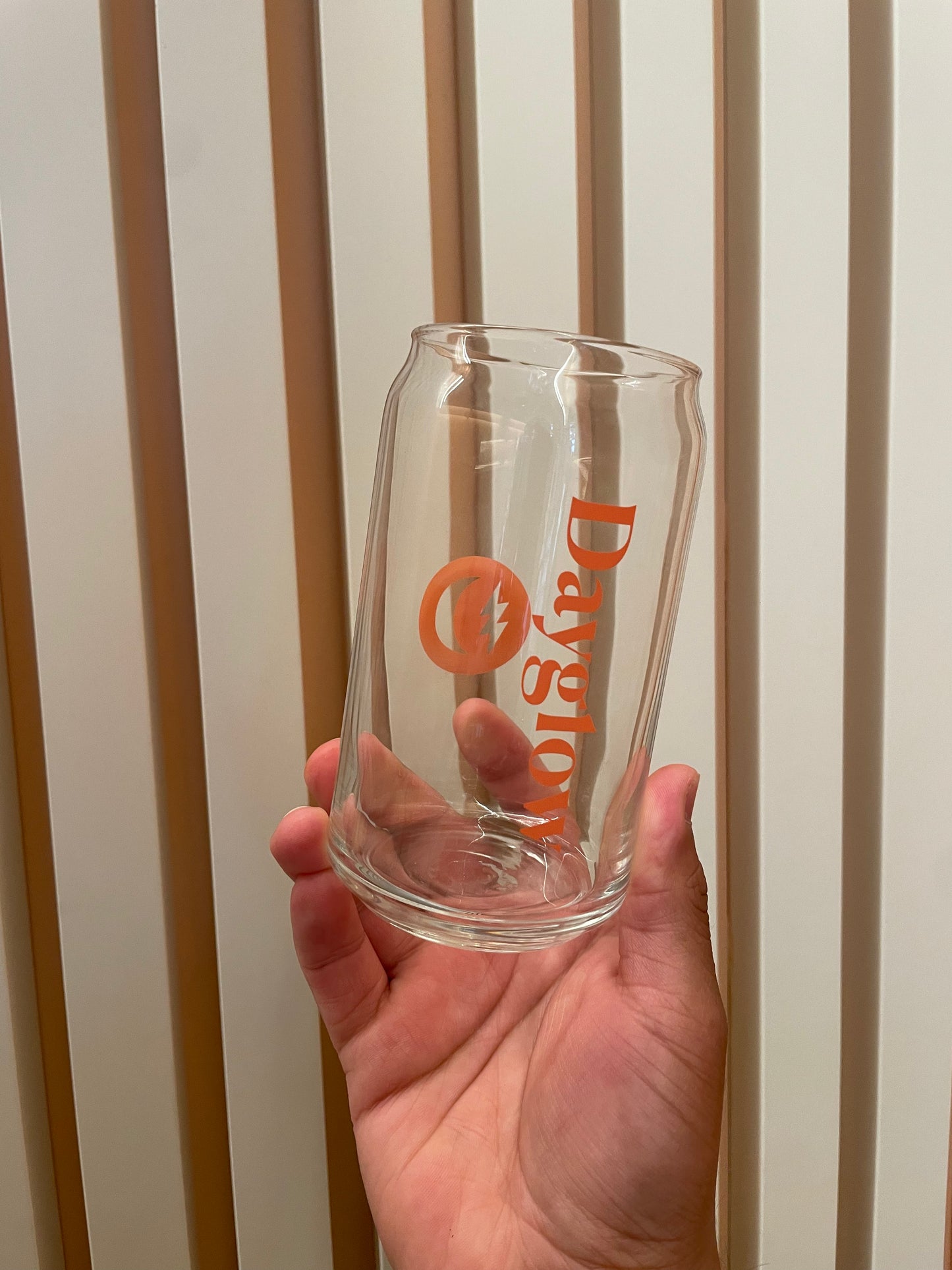 Dayglow Logo Glass Can