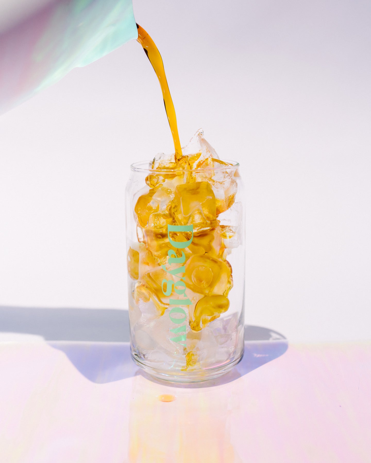 Dayglow Logo Glass Can
