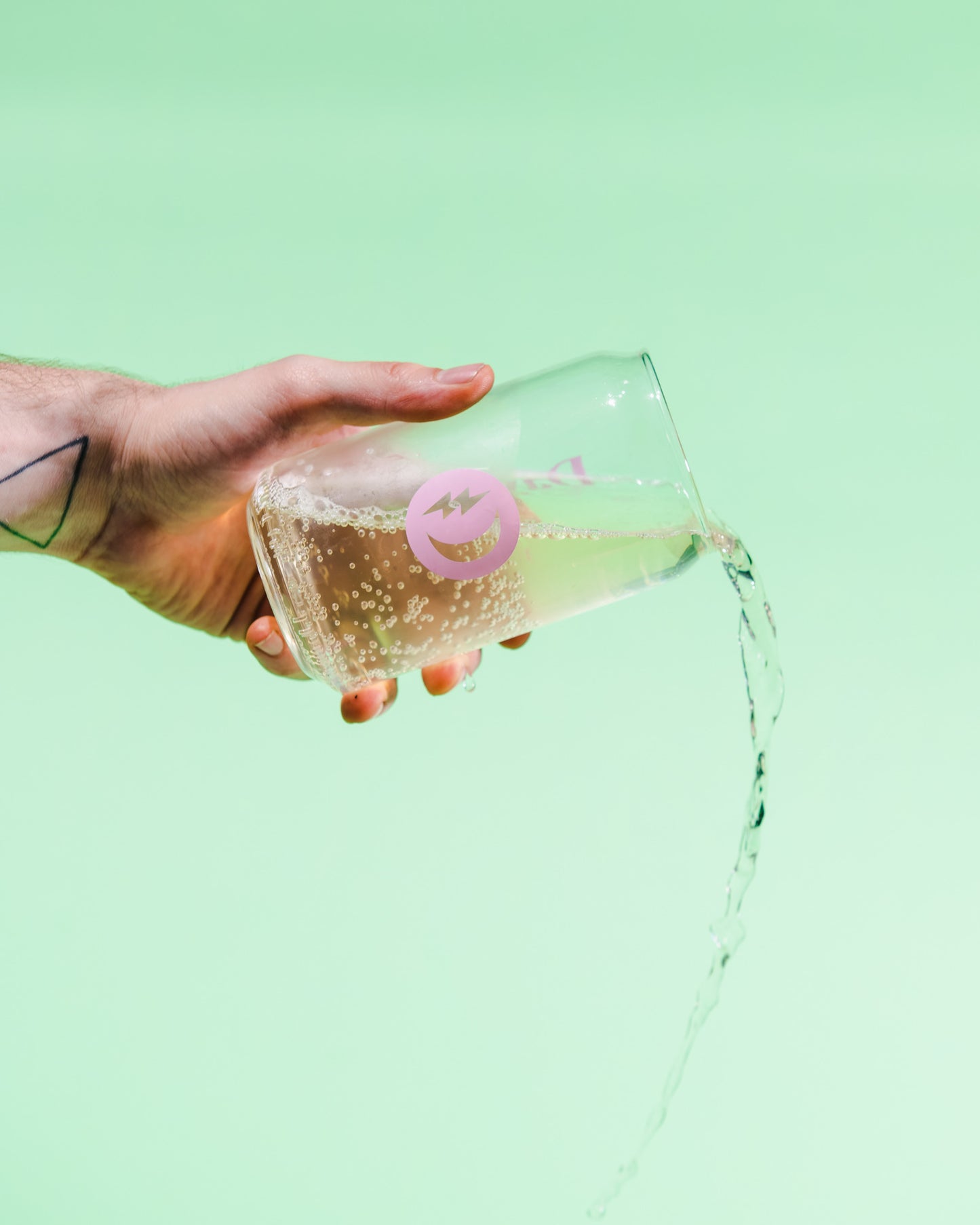 Dayglow Logo Glass Can